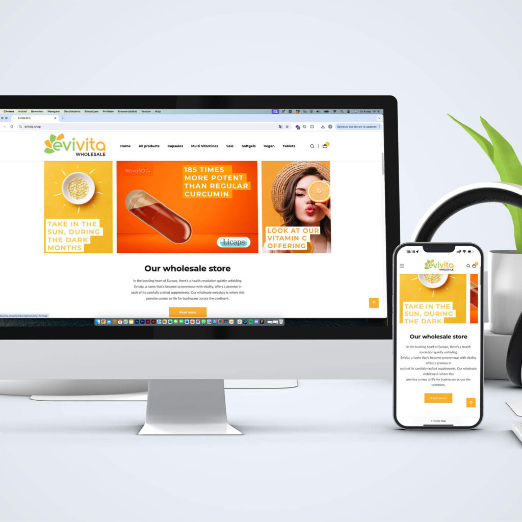 Evivita-shop-home Categorieen van Evivita op de home